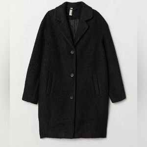 Wool Blend Bouclè Coat